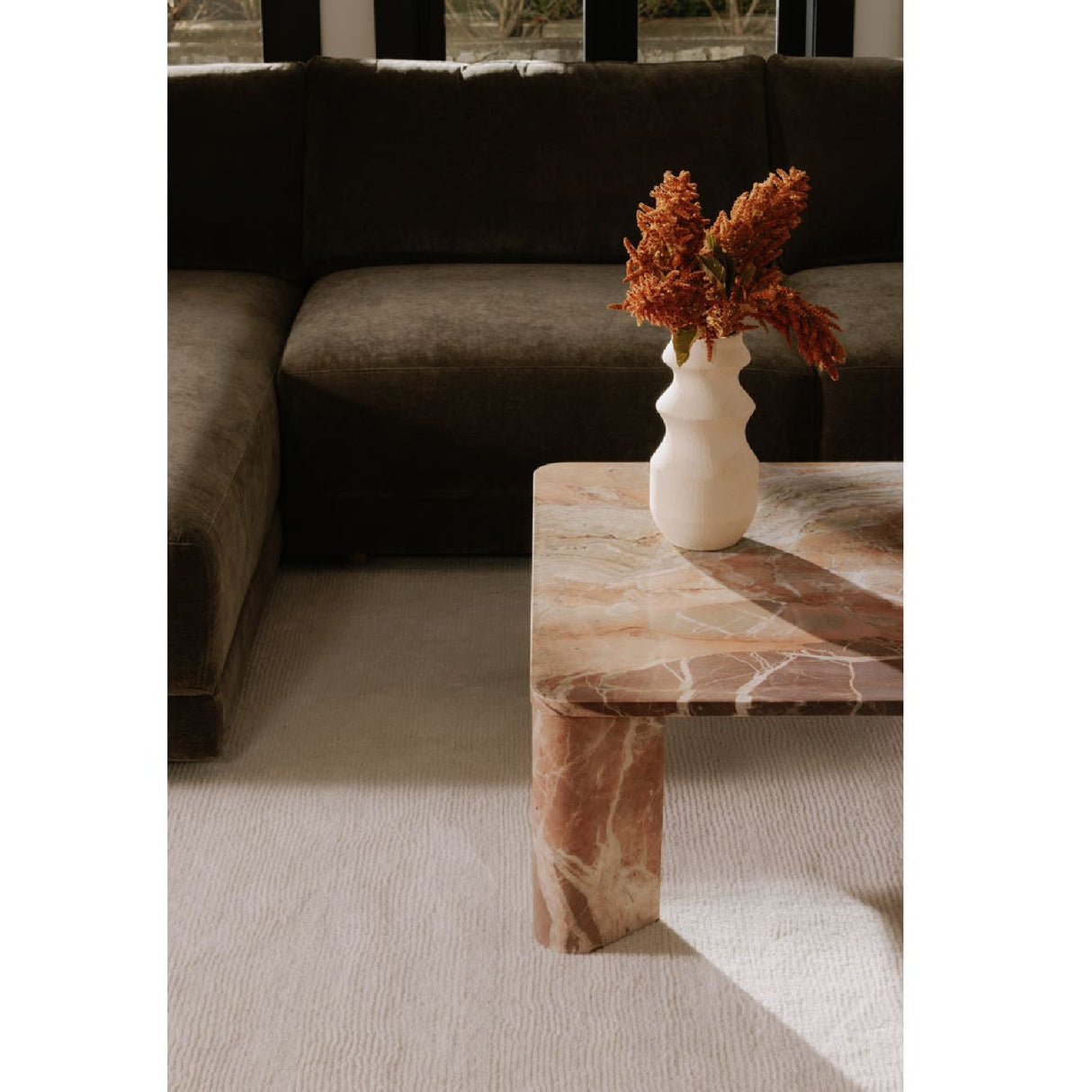 Solid Marble Coffee Table | Novi Living Segment | Oroa.com