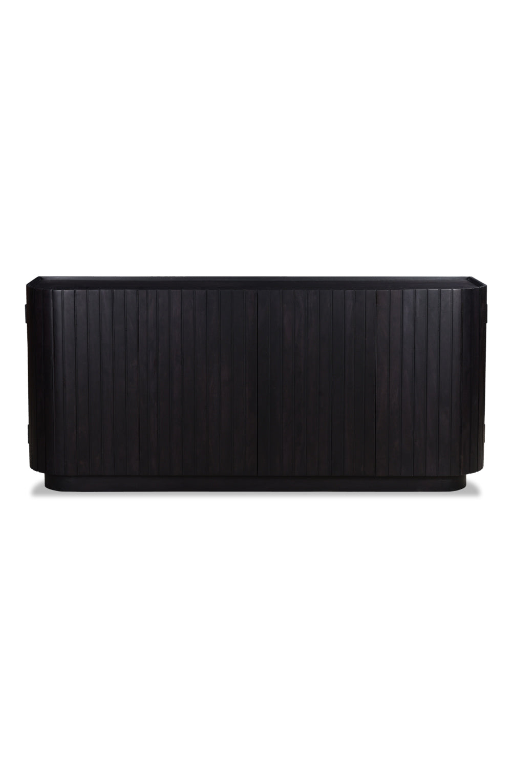   Modern European furniture - Black Acacia 4-Door Sideboard - www.oroa.com | Oroa.com
