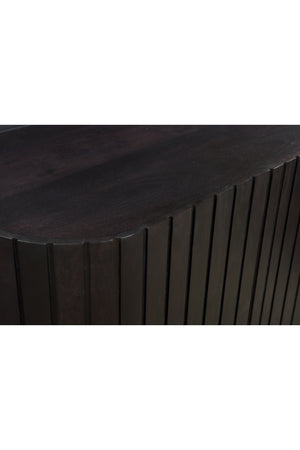   Modern European furniture - Black Acacia 4-Door Sideboard - www.oroa.com | Oroa.com