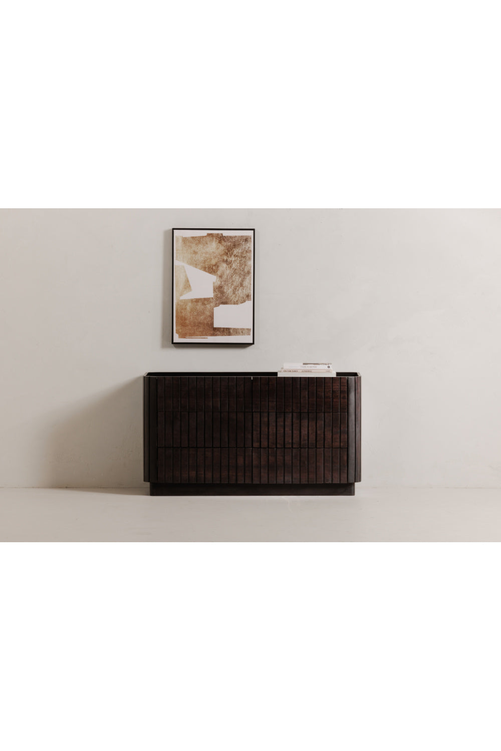Modern European furniture - Black Acacia 6-Drawer Dresser - www.oroa.com