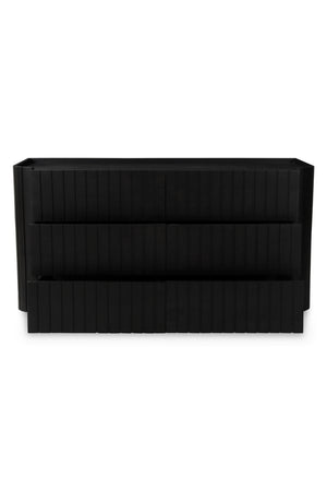 Modern European furniture - Black Acacia 6-Drawer Dresser - www.oroa.com