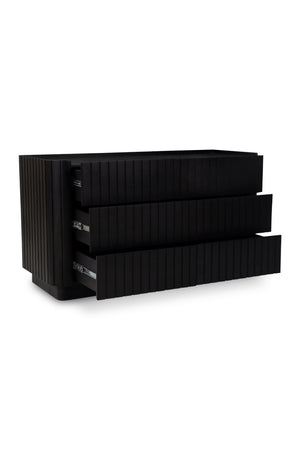 Modern European furniture - Black Acacia 6-Drawer Dresser - www.oroa.com