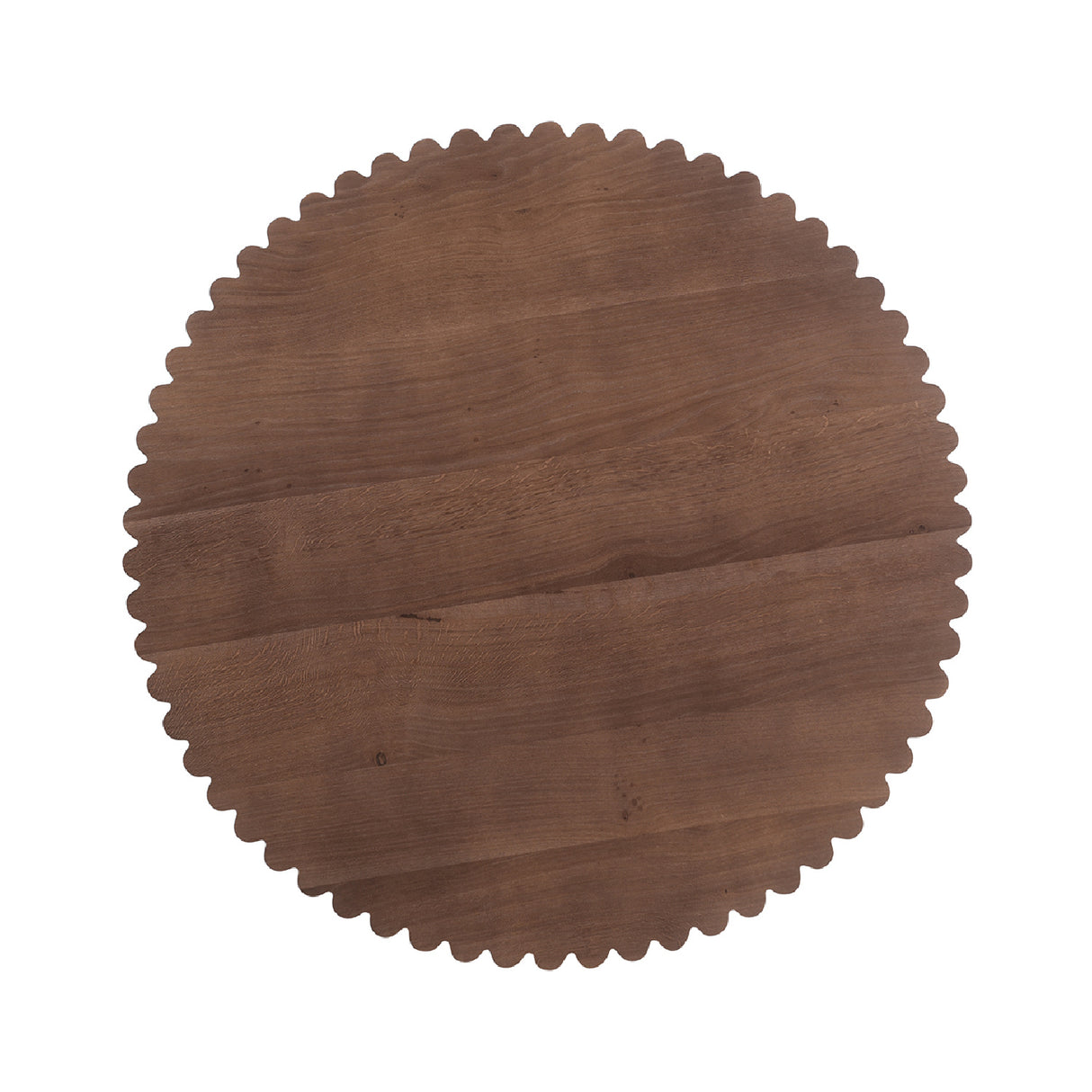 Modern European furniture - Round Scalloped Pedestal Coffee Table - www.oroa.com