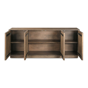 Modern European furniture - 4-Door Mango Wood Sideboard - www.oroa.com