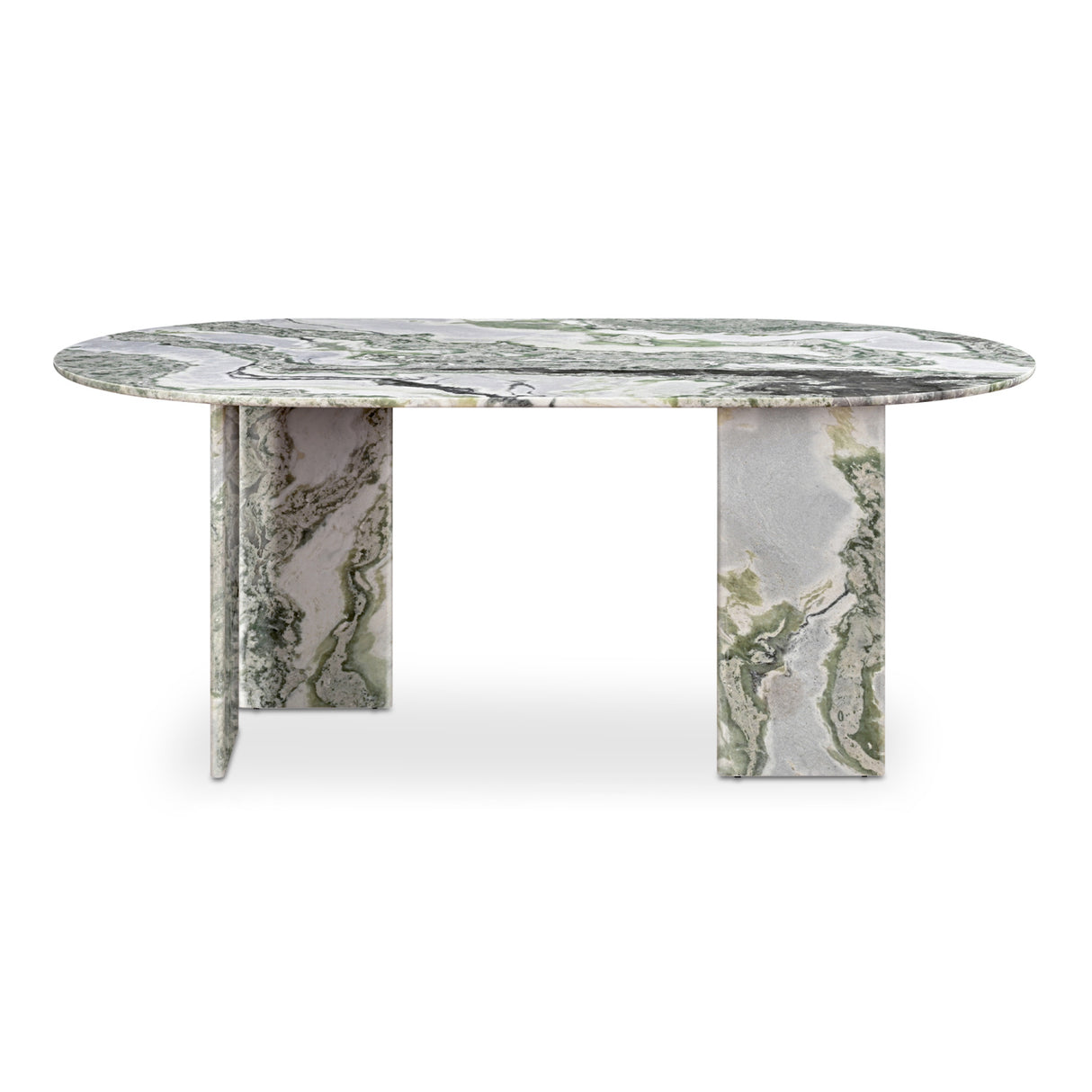 Green Onyx Marble Dining Table | Novi Living Celia | Oroa.com