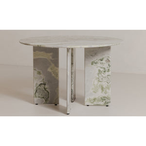 Green Onyx Marble Dining Table | Novi Living Celia | Oroa.com