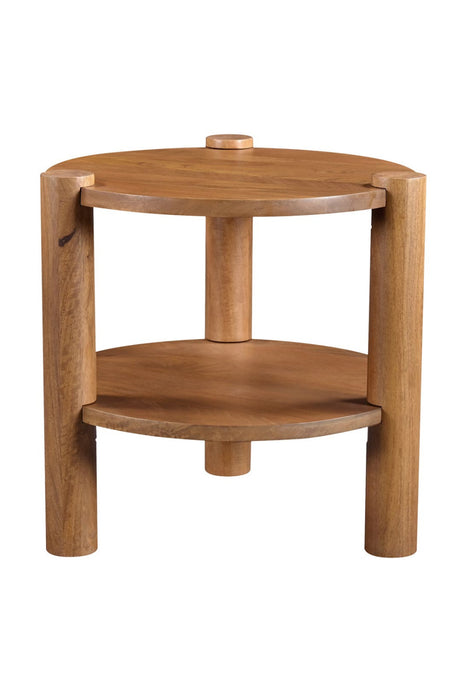 Vintage Mango Wood Accent Table | Novi Living Olsen | Oroa.com