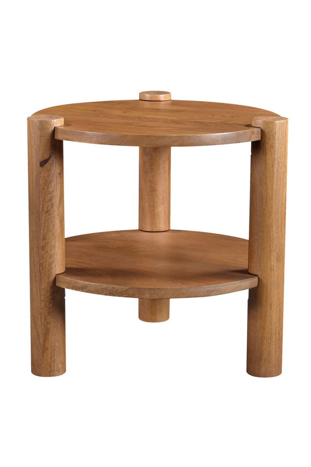 Vintage Mango Wood Accent Table | Novi Living Olsen | Oroa.com