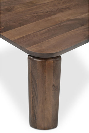 Modern European furniture - Brown Wooden Nesting Coffee Tables (2) - www.oroa.com