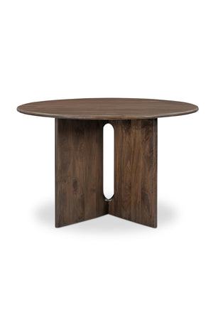 Cross-Base Round Dining Table | Novi Living Stanley | Oroa.com