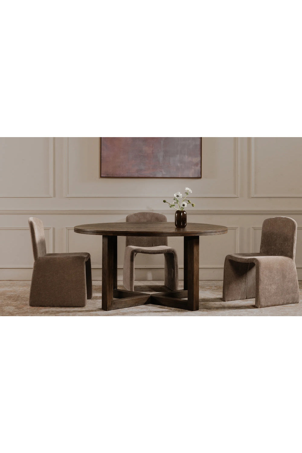   Modern European furniture - Oak Round Dining Table - www.oroa.com | Oroa.com