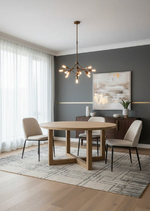   Modern European furniture - Oak Round Dining Table - www.oroa.com | Oroa.com