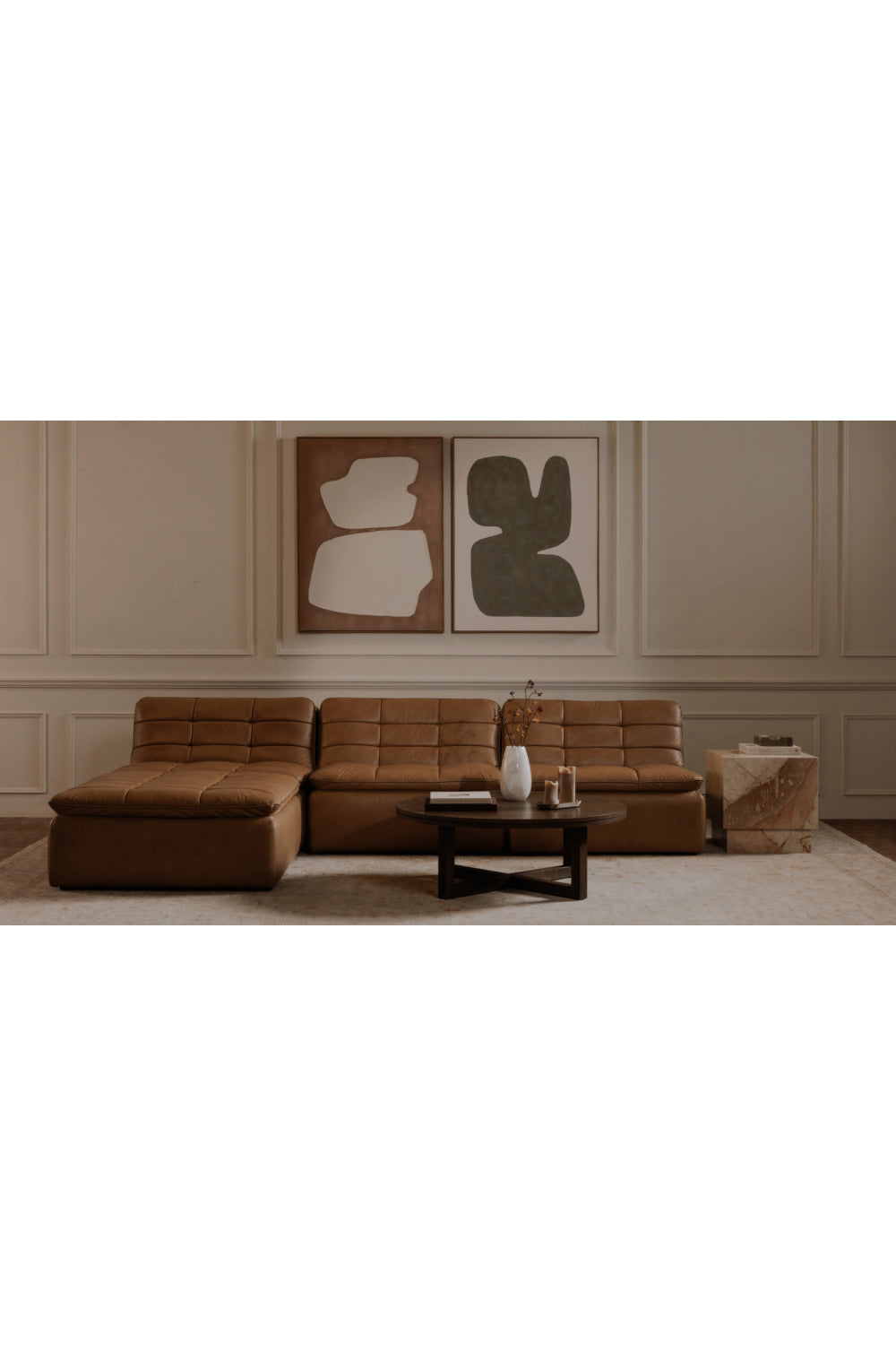 Modern European furniture - Oak Round Coffee Table - www.oroa.com