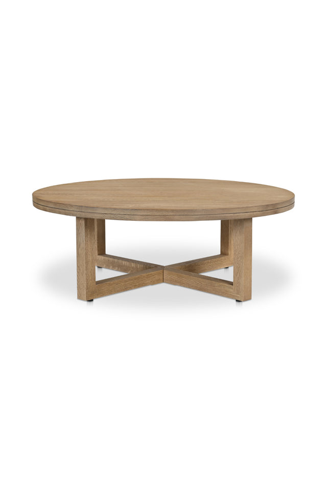 Modern European furniture - Oak Round Coffee Table - www.oroa.com