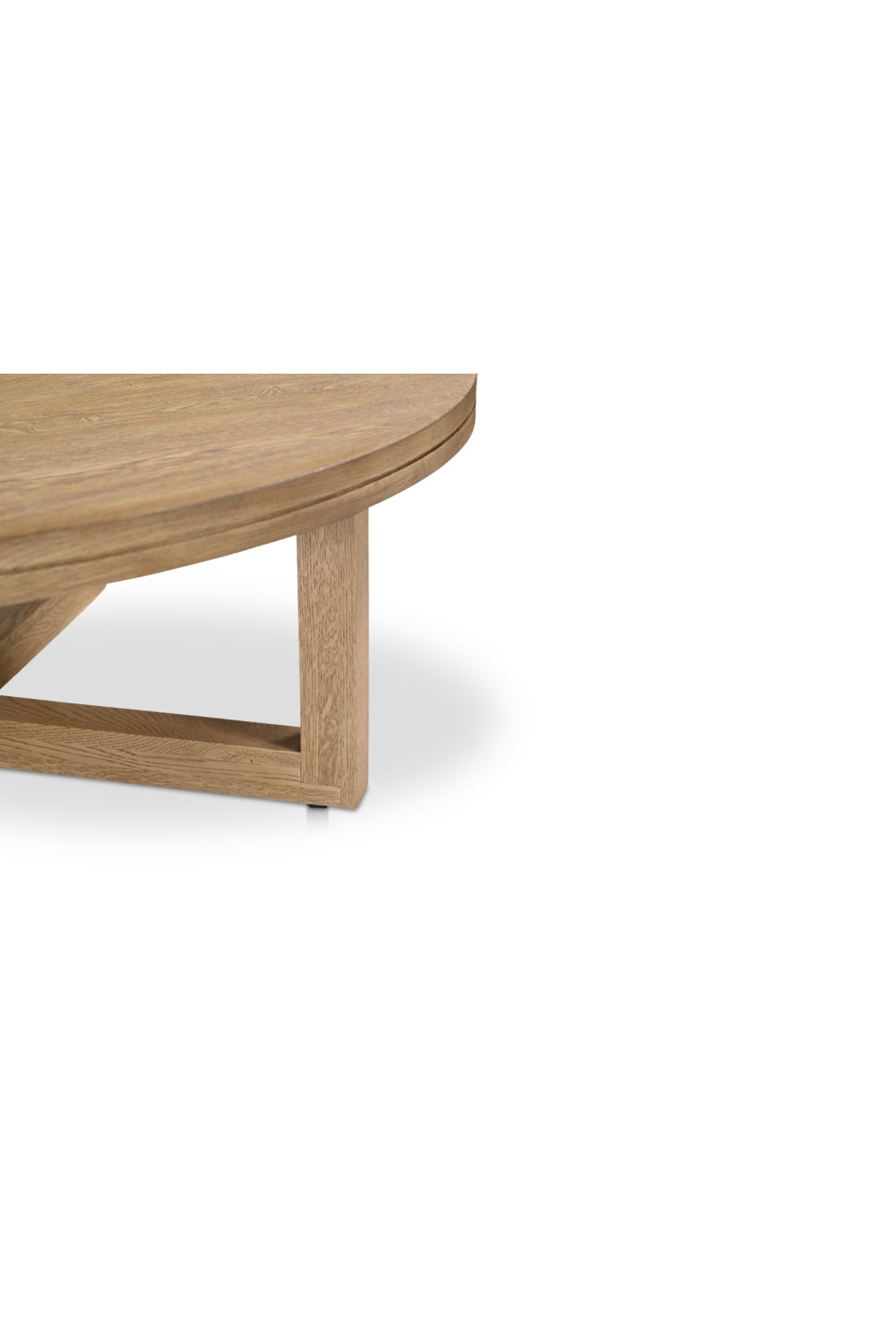 Modern European furniture - Oak Round Coffee Table - www.oroa.com