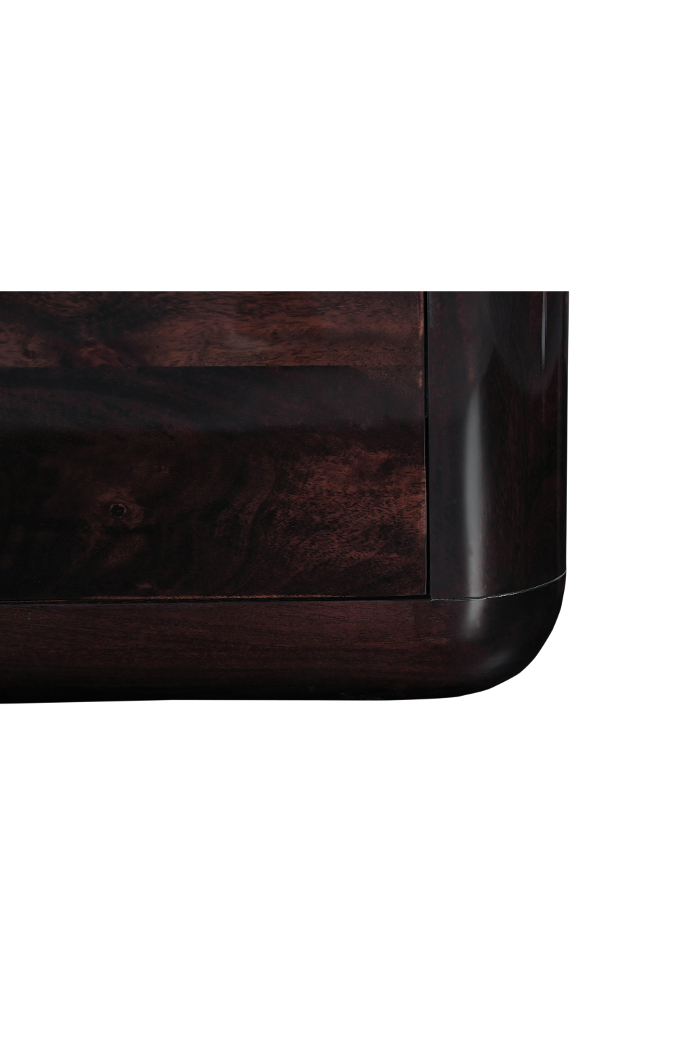   Modern European furniture - 2-Drawer Brown Acacia Nightstand - www.oroa.com | Oroa.com