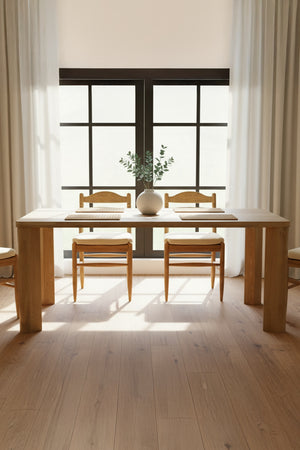 Modern European furniture - Minimalist Rectangular Dining Table - www.oroa.com