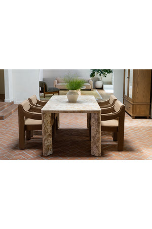 Modern European furniture - Minimalist Rectangular Dining Table - www.oroa.com