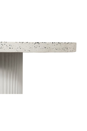   Modern European furniture - White Terrazzo Outdoor Dining Table - www.oroa.com | Oroa.com