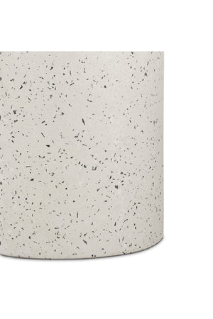 Modern European furniture - White Terrazzo Outdoor Bench - www.oroa.com