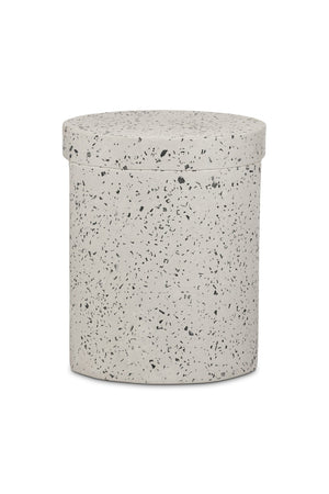 Modern European furniture - White Terrazzo Outdoor Stool - www.oroa.com