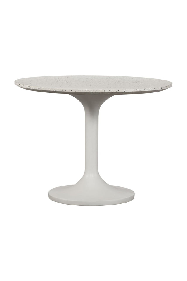 Modern European furniture - White Terrazzo Outdoor Coffee Table - www.oroa.com