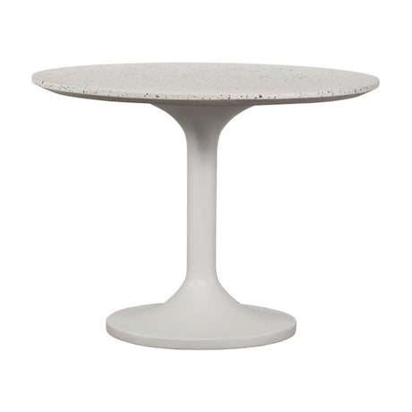   Modern European furniture - White Terrazzo Outdoor Coffee Table - www.oroa.com | Oroa.com