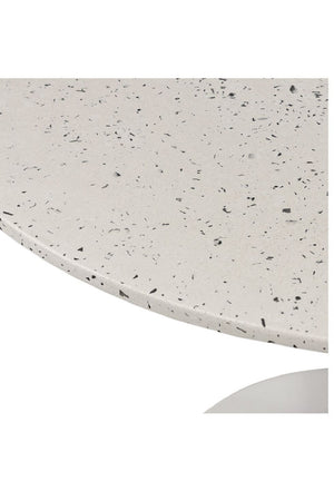   Modern European furniture - White Terrazzo Outdoor Coffee Table - www.oroa.com | Oroa.com