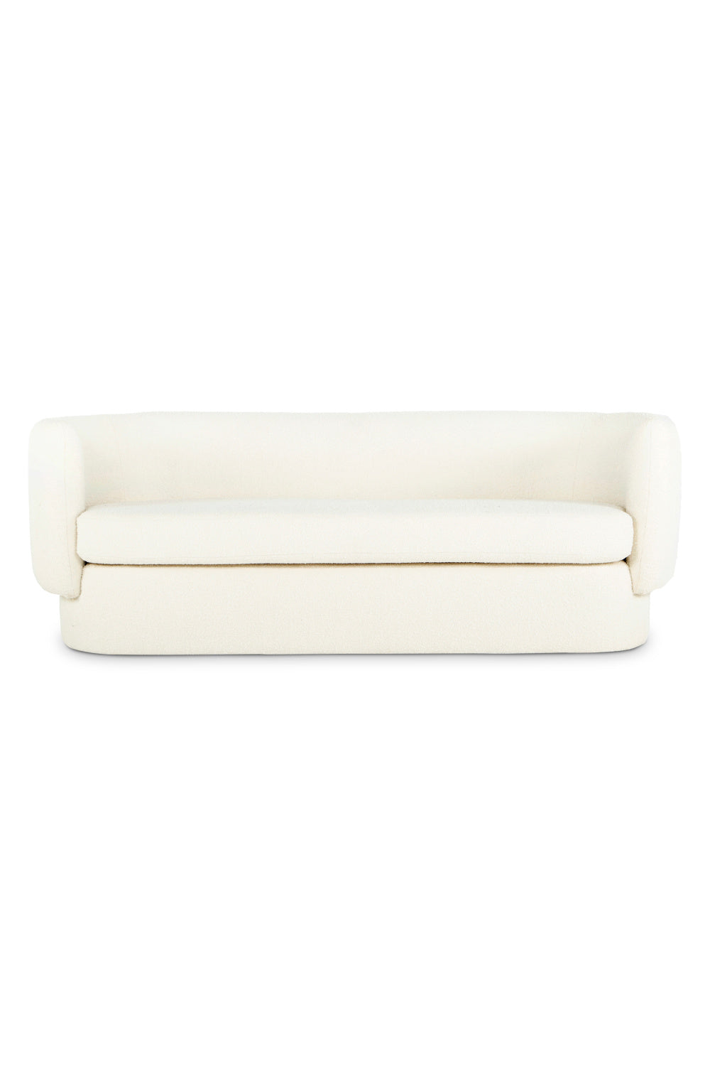 Modern European furniture - White Modern Curved Sofa - www.oroa.com