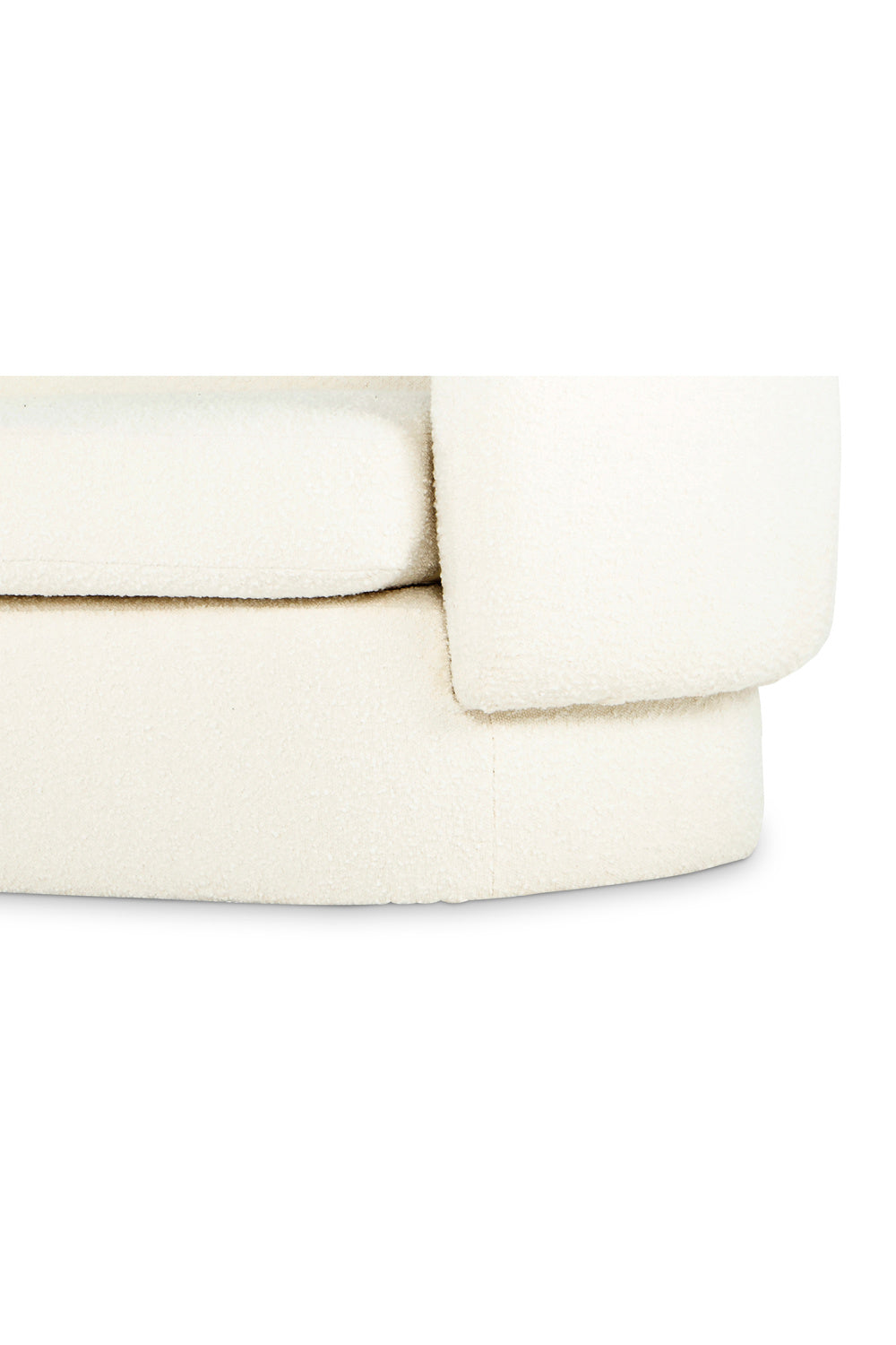 Modern European furniture - White Modern Curved Sofa - www.oroa.com