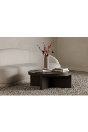 Modern European furniture - Curved Cream Boucle Sofa - www.oroa.com