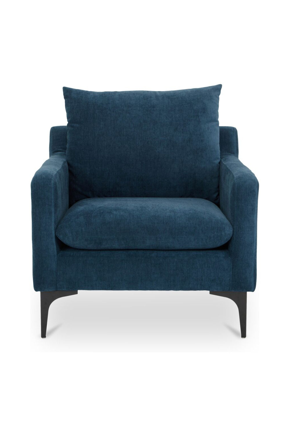   Modern European furniture - Blue Angled-Back Lounge Chair - www.oroa.com | Oroa.com