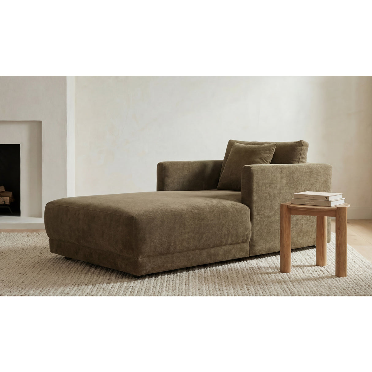 Modern European furniture - Boucle Blend Chaise Lounge - www.oroa.com