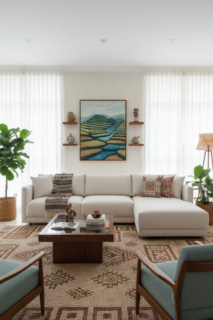 Modern European furniture - Modern Minimalist Sectional Sofa - www.oroa.com