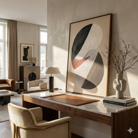 Muted Tone Framed Painting | Novi Living Dome | Oroa.com