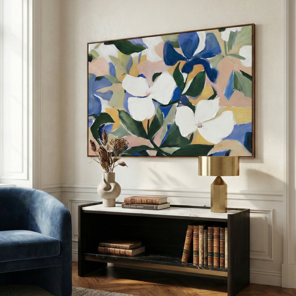 Pastel Florals Painting | Novi Living Essence | Oroa.com