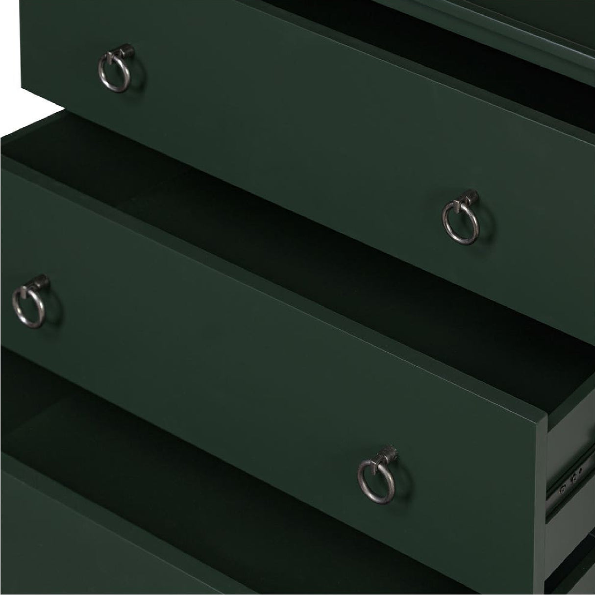 Modern European furniture - Green 3-Drawer Nightstand - www.oroa.com