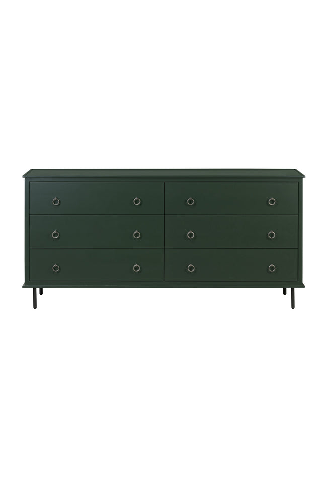 6-Drawer Wooden Dresser | Novi Living Reagan | Oroa.com