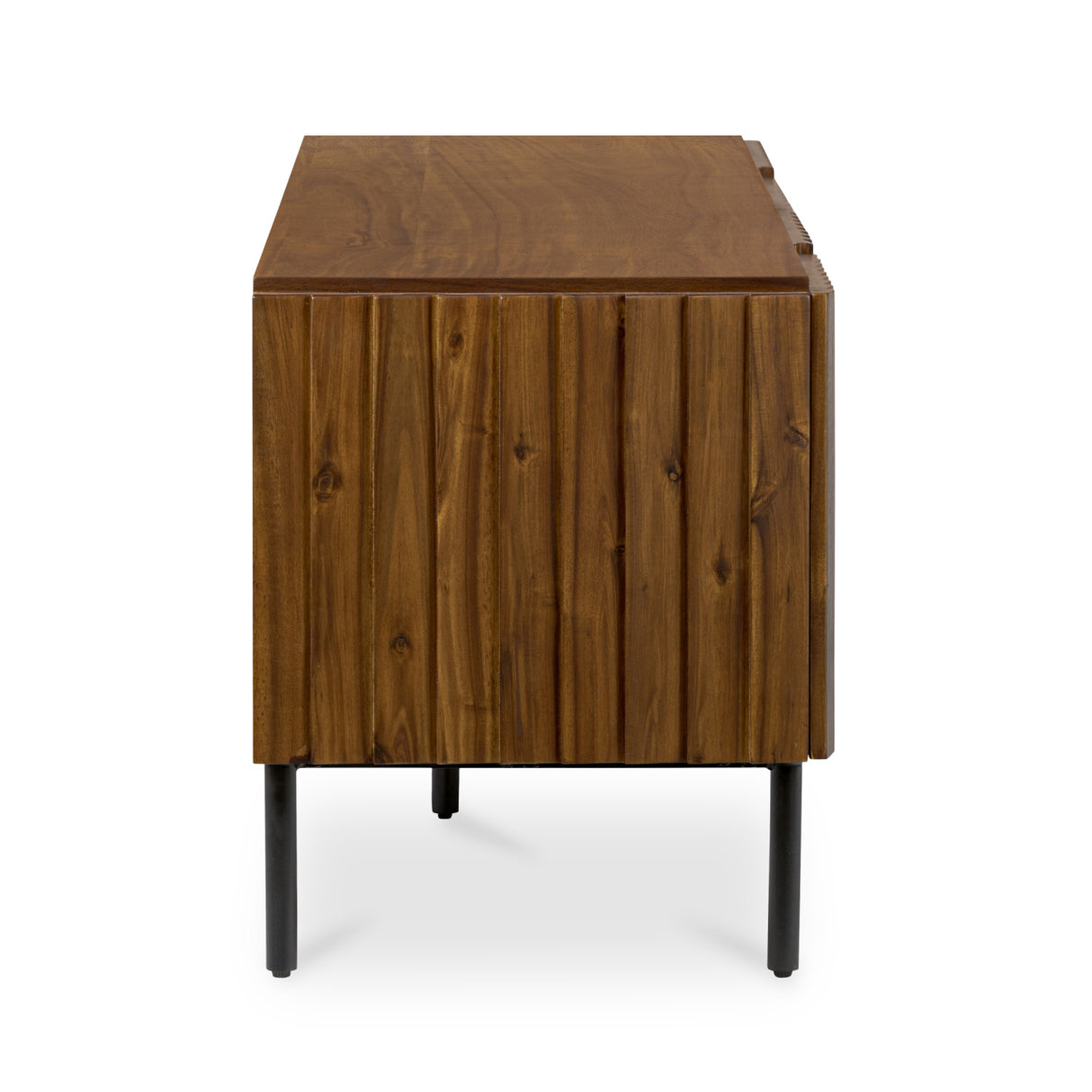 Modern European furniture - Solid Acacia 4-Door Media Cabinet - www.oroa.com