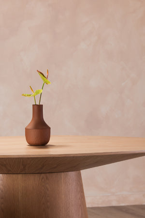 Modern European furniture - Oval Natural Oak Dining Table - www.oroa.com