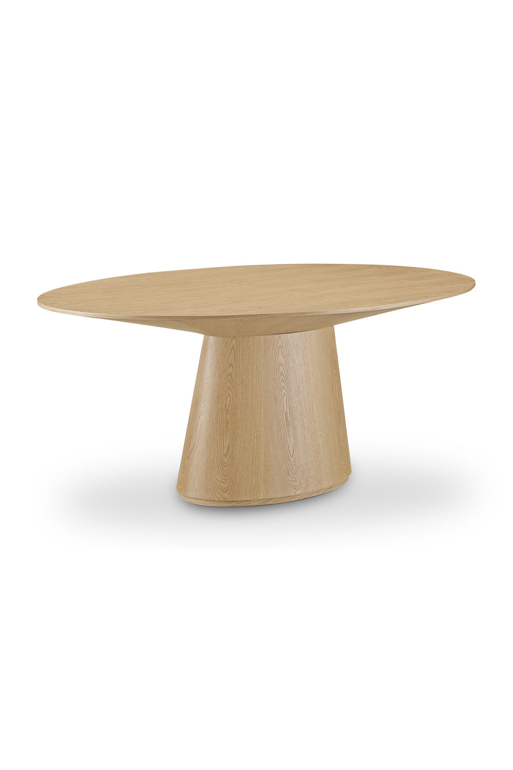 Modern European furniture - Oval Natural Oak Dining Table - www.oroa.com