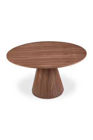 Round Oak Veneer Dining Table | Novi Living Otago | Oroa.com