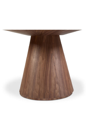 Round Oak Veneer Dining Table | Novi Living Otago | Oroa.com