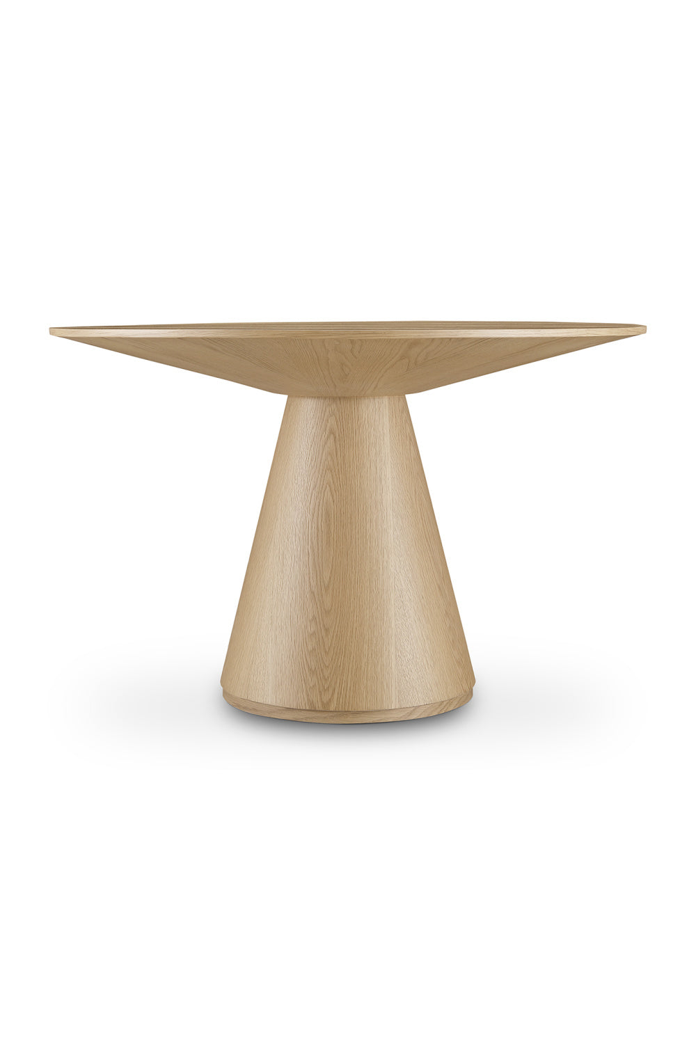 Round Oak Veneer Dining Table | Novi Living Otago | Oroa.com