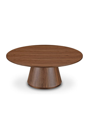 Round Oak Veneer Coffee Table | Novi Living Otago | Oroa.com