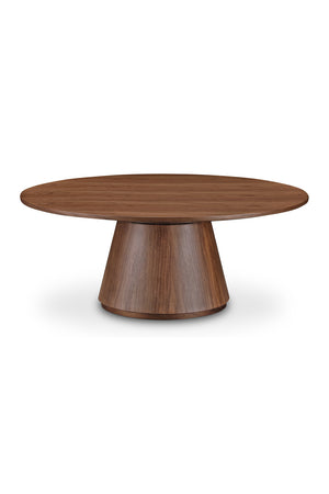 Round Oak Veneer Coffee Table | Novi Living Otago | Oroa.com