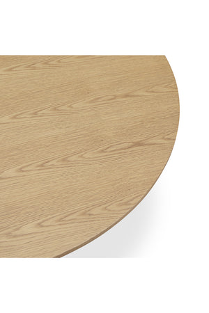 Round Oak Veneer Coffee Table | Novi Living Otago | Oroa.com