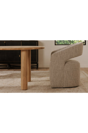   Modern European furniture - Split-Back Rolling Dining Chair - www.oroa.com | Oroa.com