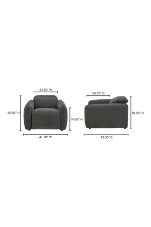  Modern European furniture - Power Recliner Lounge Chair - www.oroa.com | Oroa.com