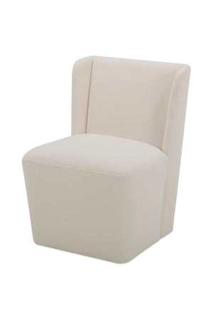   Modern European furniture - Upholstered Rolling Dining Chair - www.oroa.com | Oroa.com